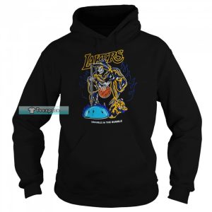 Trouble In The Bubble Vintage Los Angeles Laker Hoodie