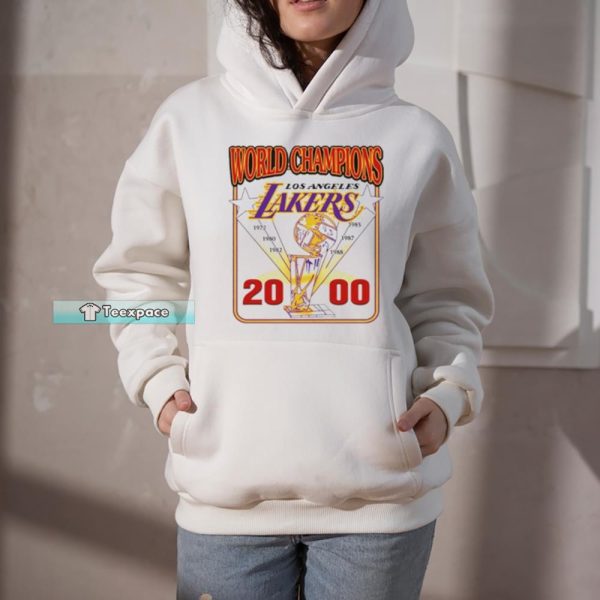 Vintage Los Angeles Lakers World Champions 2000 Shirt