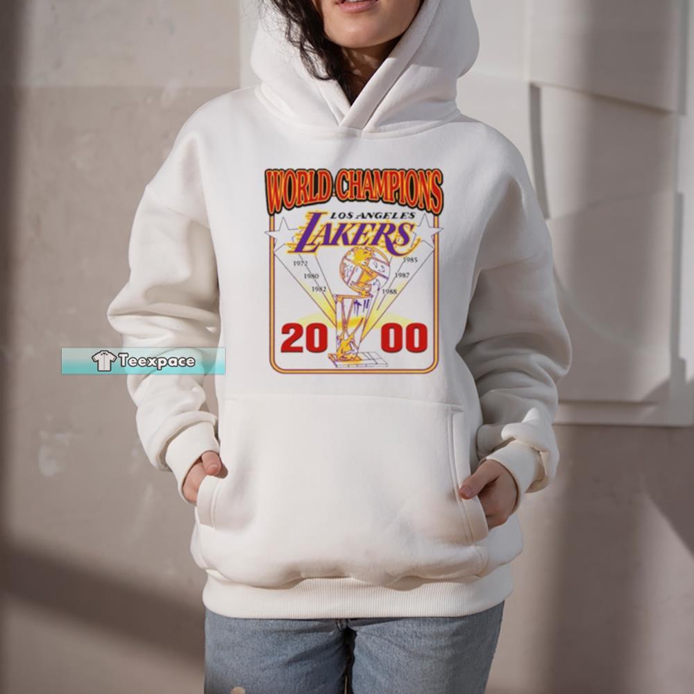 Vintage Los Angeles Lakers World Champions 2000 Hoodie