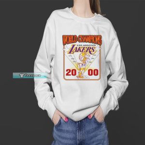 Vintage Los Angeles Lakers World Champions 2000 Sweatshirt