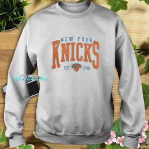 Vintage New York Knicks Basketball Est 1946 Hoodie