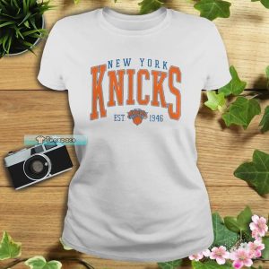Vintage New York Knicks Basketball Est 1946 T Shirt Womens