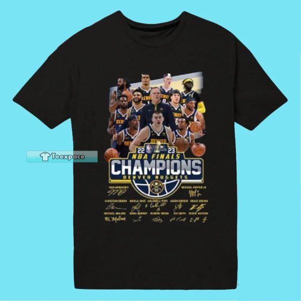 Denver Nuggets 2022-2023 NBA Finals Champions Shirt