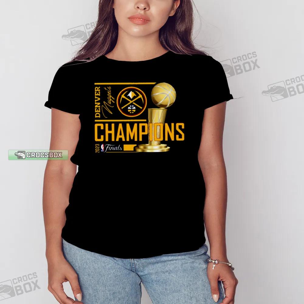 Denver Nuggets NBA Finals Champions 2023 T Shirt Womens