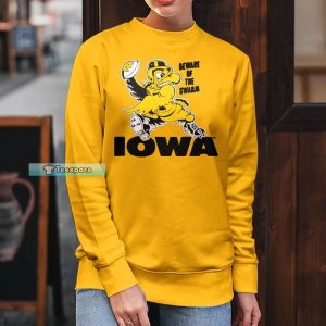 Iowa Hawkeyes Beware Of The Swarm Long Sleeve Shirt