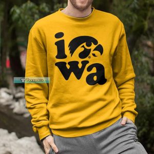 Iowa Hawkeyes Big Letter Logo Shirt Hawkeyes Gifts Sweatshirt