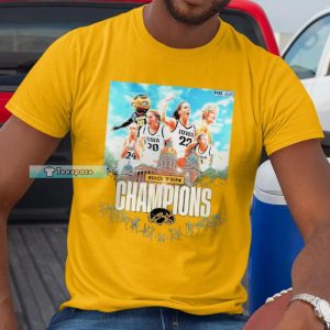 Iowa Hawkeyes Big Ten Champions Shirt Hawkeyes Gifts Crewneck T shirt