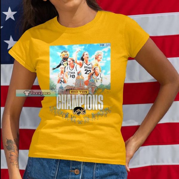 Iowa Hawkeyes Big Ten Champions Shirt  Hawkeyes Gifts