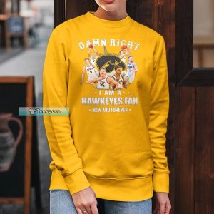 Iowa Hawkeyes Fans Now And Forever Long Sleeve Shirt