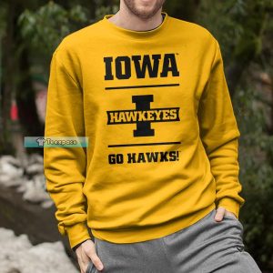 Iowa Hawkeyes Go Hawks Shirt Hawkeyes Gifts For Him Sweatshirt