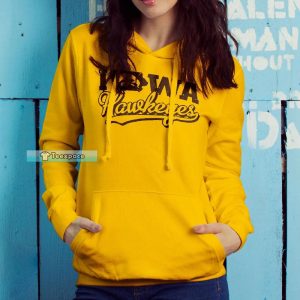 Iowa Hawkeyes Letter Shirt Gifts For Hawkeyes Fans Hoodie
