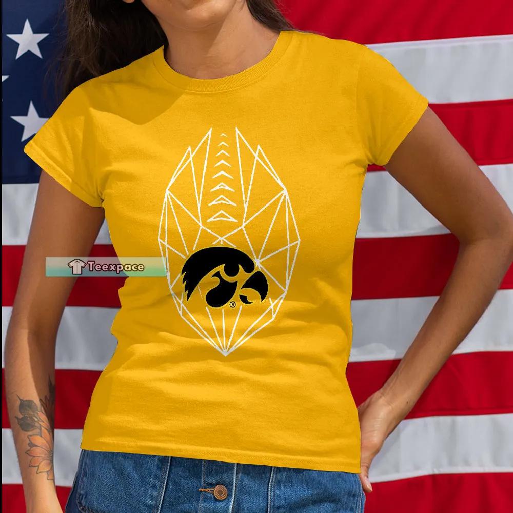 Iowa Hawkeyes Logo Angle Shirt Hawkeyes Gifts T Shirt Womens
