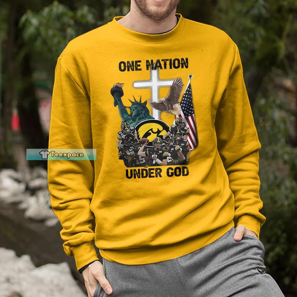Iowa Hawkeyes One Nation Under God Sweatshirt