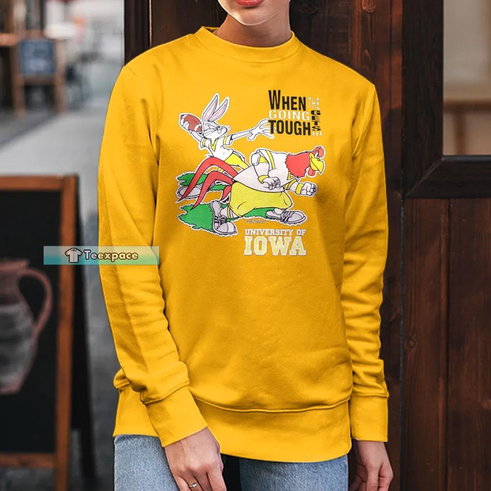 Iowa Hawkeyes When The Going Gets Tough Long Sleeve Shirt
