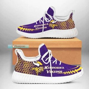 Minnesota Vikings Angle Pattern Reze Shoes Vikings Mens Shoes 2