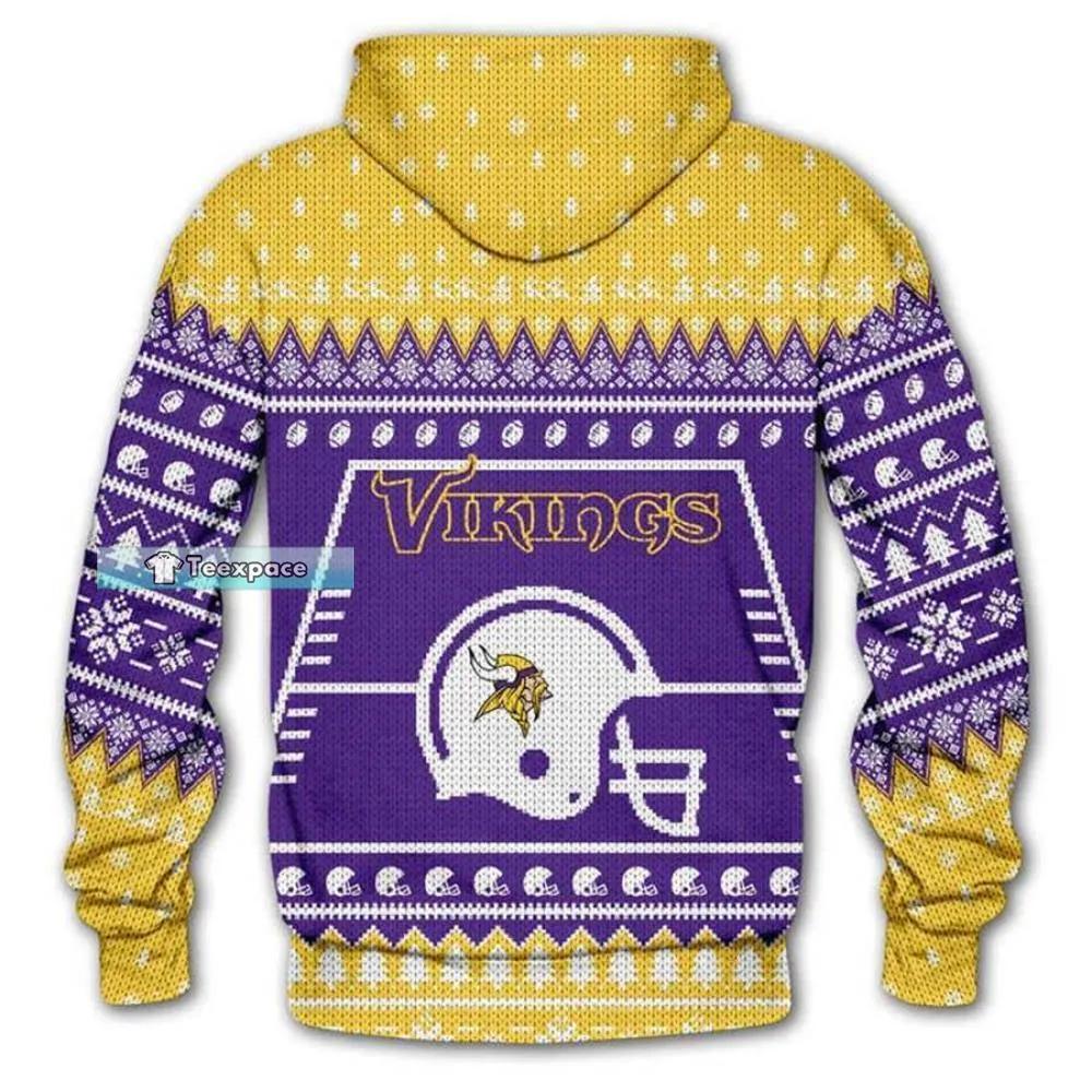 Minnesota Vikings Ethics Christmas Pattern Hoodie 2