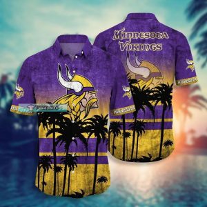Minnesota Vikings Palm Tree Beach Summer Hawaii Shirt 1