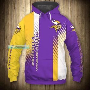 Minnesota Vikings Stripes Hoodie 1
