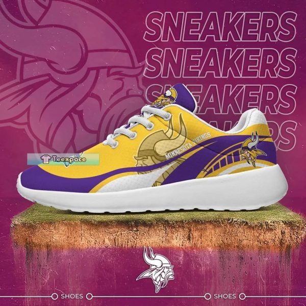 Minnesota Vikings Trending Design For Sports Fan Sneakers