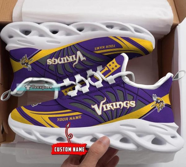 NFL Minnesota Vikings Personalized Max Soul Chunky Sneakers