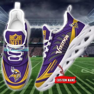 NFL Minnesota Vikings Personalized Max Soul Chunky Sneakers 4