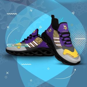 Personalized Three Stripes Minnesota Vikings Max Soul Shoes Vikings Shoes 5