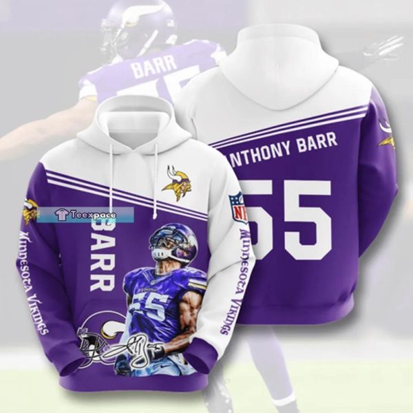 Superstar Anthony Barr Minnesota Vikings  Hoodie