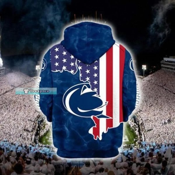 American Flag Penn State Hoodie