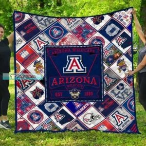 Arizona Wildcats Combined Loved Throw Blanket