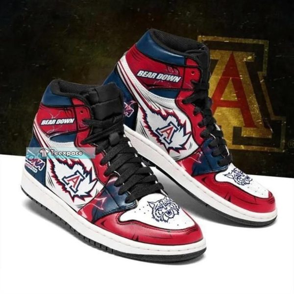 Arizona Wildcats Footwear Comic Style Air Jordan Hightop