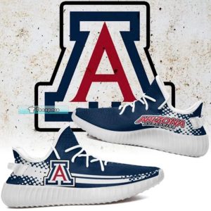 Arizona Wildcats Gifts Blue White Yeezy Shoes 1