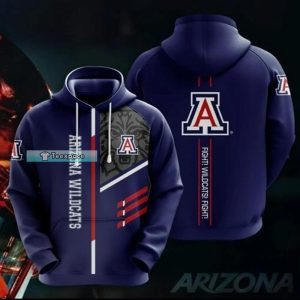 Arizona Wildcats Gifts Stripes Pattern Hoodie 1