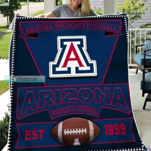 Arizona Wildcats Gifts University Sherpa Blanket 2