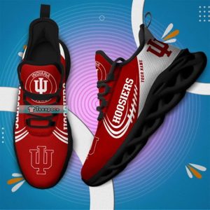 Custom Indiana Hoosiers Football Max Soul Shoes 2