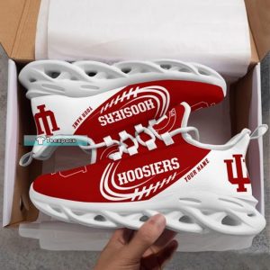 Custom Indiana Hoosiers Football Max Soul Shoes 4