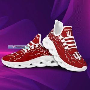 Custom Indiana Hoosiers Lightning Max Soul Shoes 8