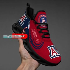 Custom Name Arizona Wildcats Gifts Rugby Max Soul Shoes 5