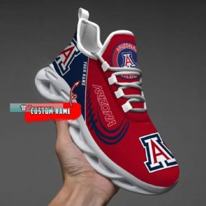 Custom Name Arizona Wildcats Gifts Rugby Max Soul Shoes 6