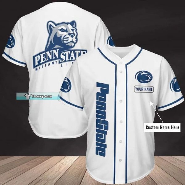 Custom Penn State Mascot Baseball Jersey