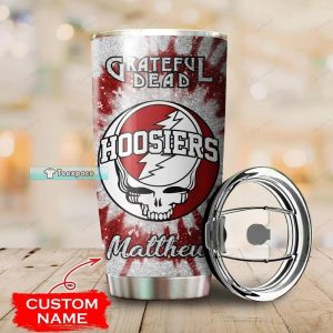 Custom name Grateful Dead Indiana Hoosiers Tumbler 2