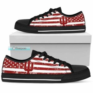 Indiana Hoosiers Classic Low Top Canvas Shoes 1