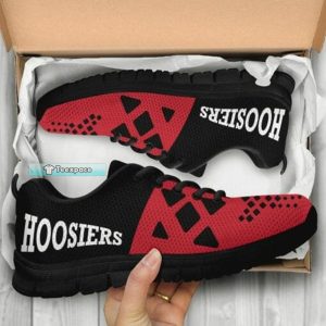 Indiana Hoosiers Red And Black Sneakers 4