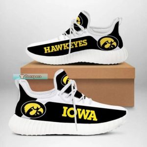 Iowa Hawkeyes Black White Reze Shoes 2