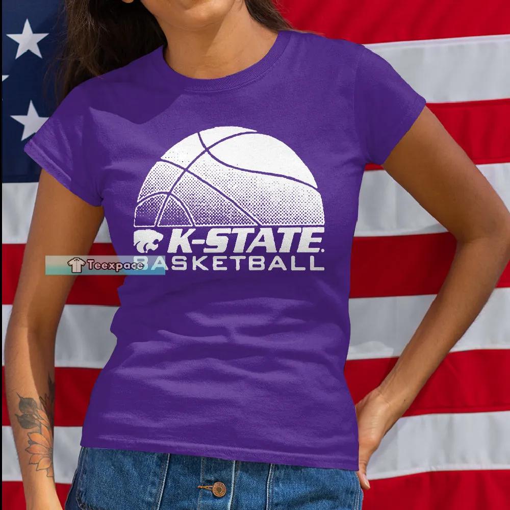 Kansas State Wildcats Basketball Shirt Gifts for K State fans T Shirt Womens