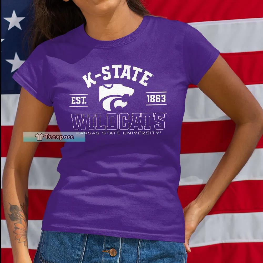 Kansas State Wildcats K State EST Sweatshirt863 T Shirt Womens