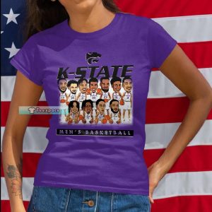 Kansas State Wildcats Mens Basketball Shirt K State Gifts T Shirt Womens