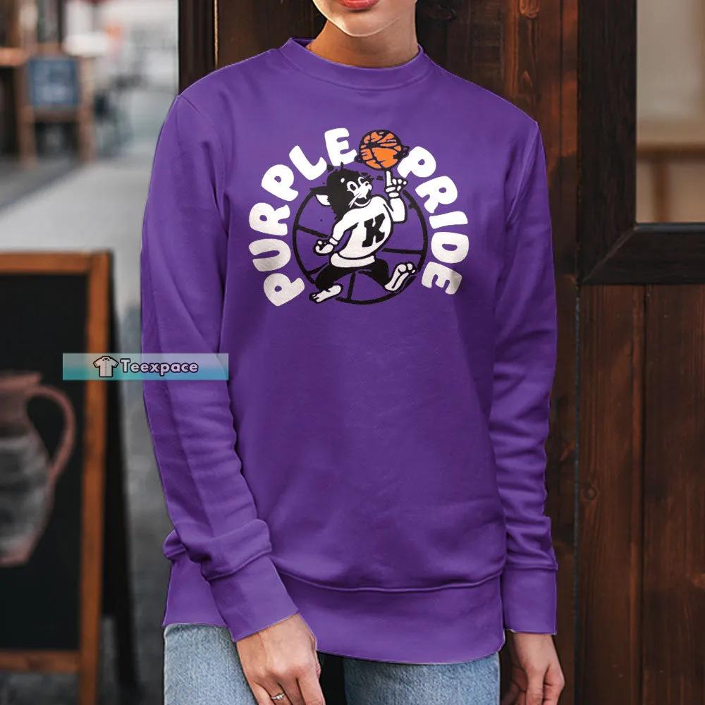 Kansas State Wildcats Purple Pride Mascot Unisex T Shirt Long Sleeve Shirt