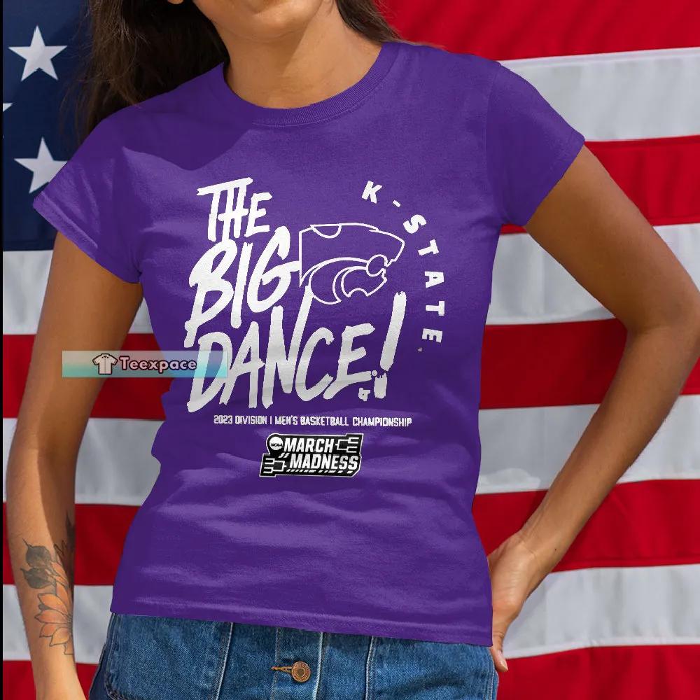Kansas State Wildcats The Big Dance T Shirt Womens