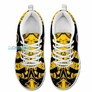 NCAA Iowa Hawkeyes Gold Black Running Shoes V2 3