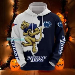 Nittany Lions Blue Gifts Mascot Penn State Hoodie 3